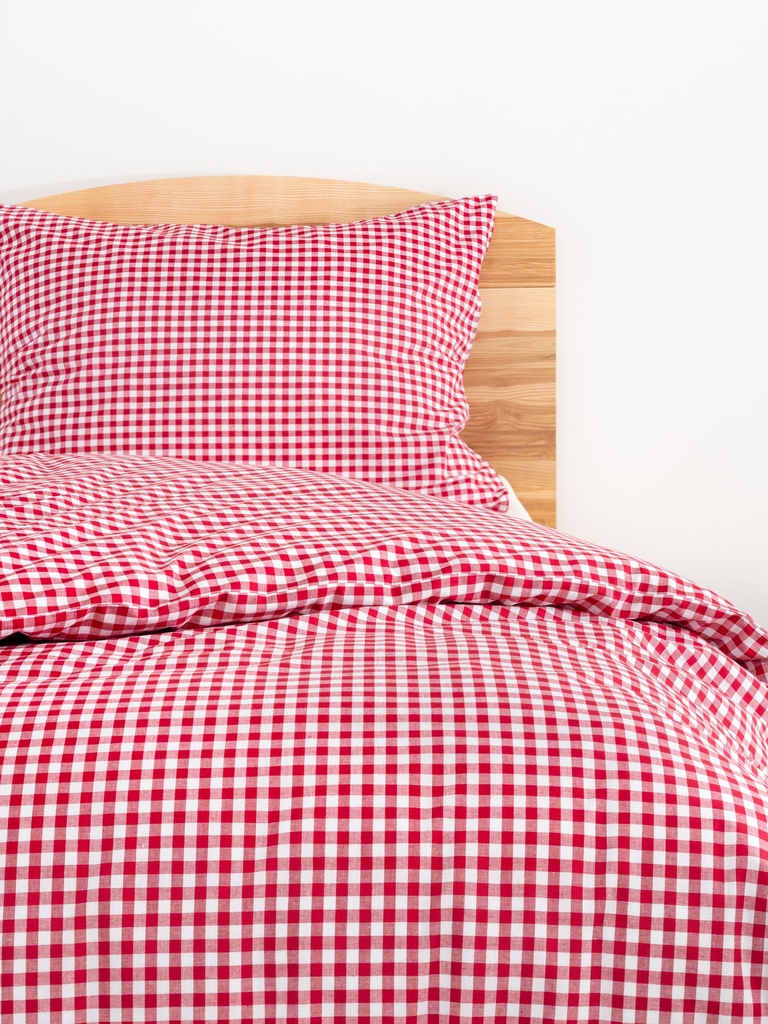 Kölsch Karo Baumwolle Bettwäsche-Set