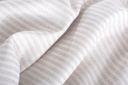 Fischgrat Streif Halbleinen Bettwäsche-Set