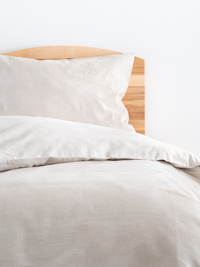 Willi Halbleinen Bettwäsche-Set