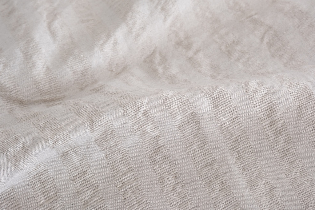 Seersucker Breitstreif Halbleinen Bettwäsche-Set