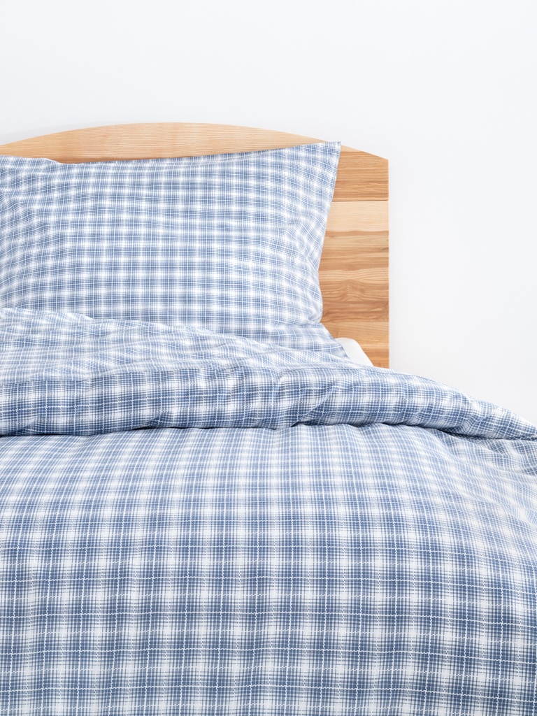 Überkaro Baumwolle Bettwäsche-Set