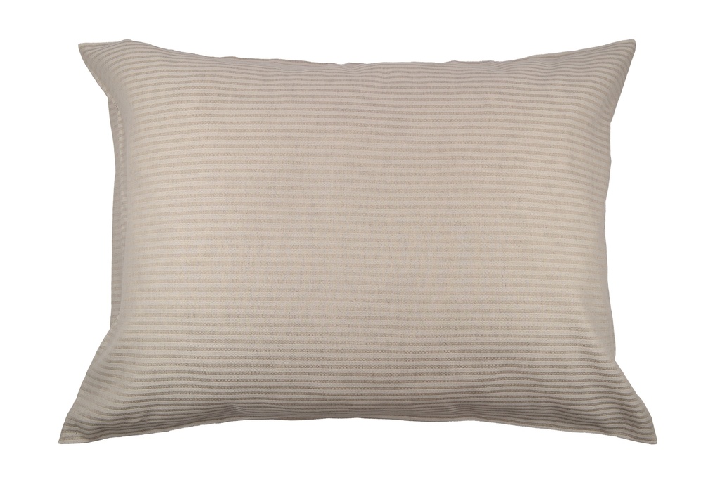 Fischgrat Streif Halbleinen Polster