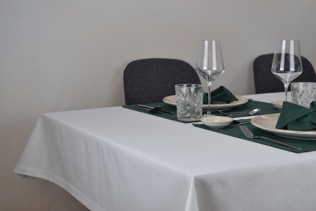 Sonderpreis Damast D12 weiß