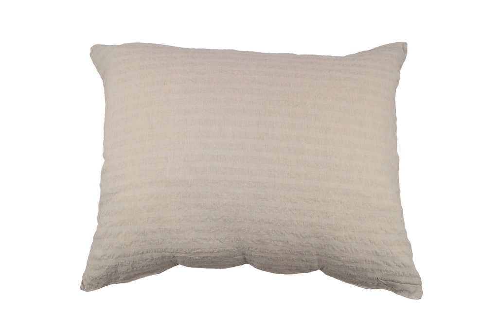 Seersucker Breitstreif Halbleinen Polster