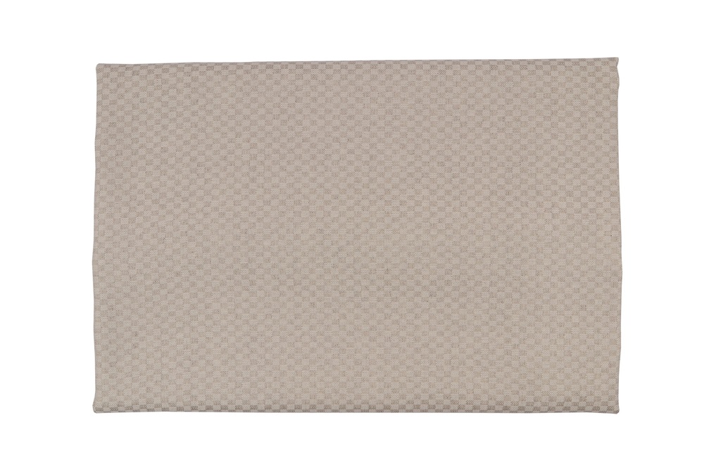 Fischgrat Karo Halbleinen Bettdecke