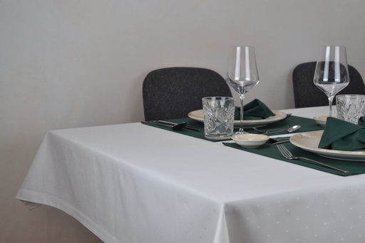 Sonderpreis Damast D12 weiß