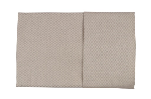 Fischgrat Karo Halbleinen Bettwäsche-Set